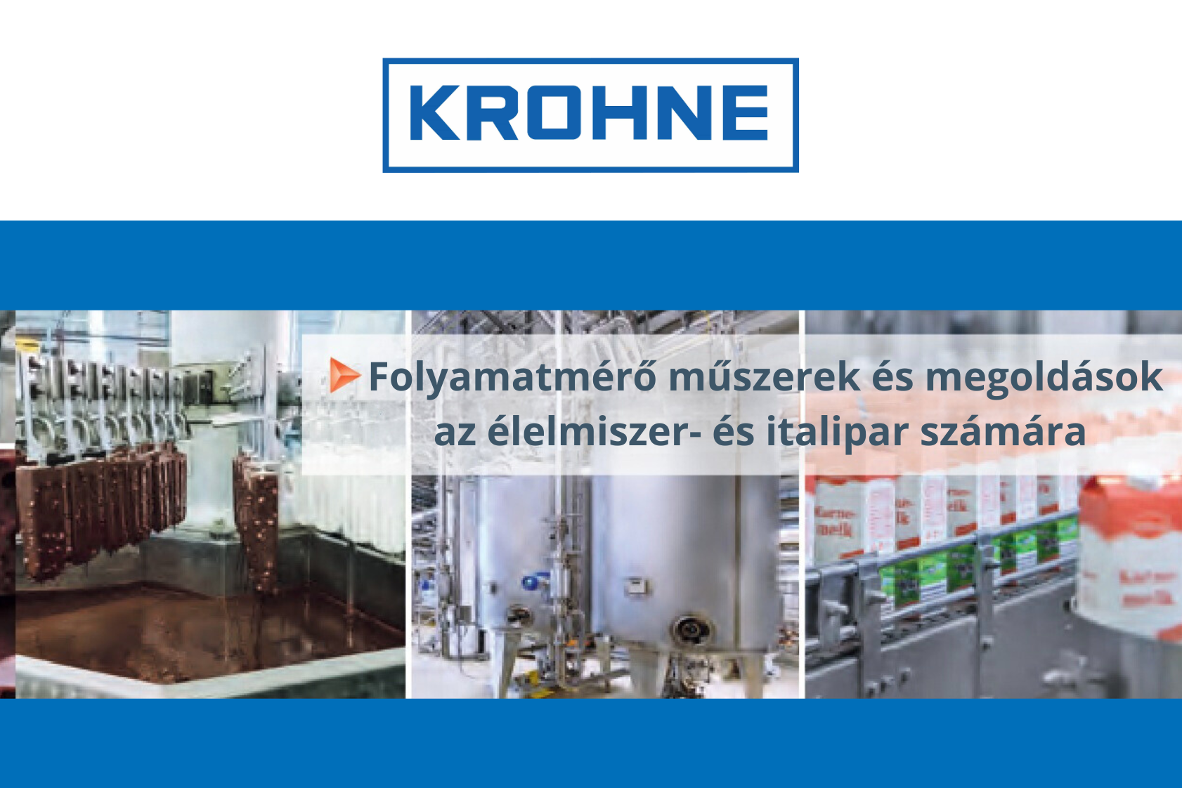 KROHNE -Élelmiszer- és italipar